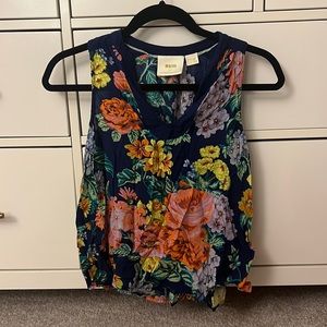 Floral Sleeveless Top